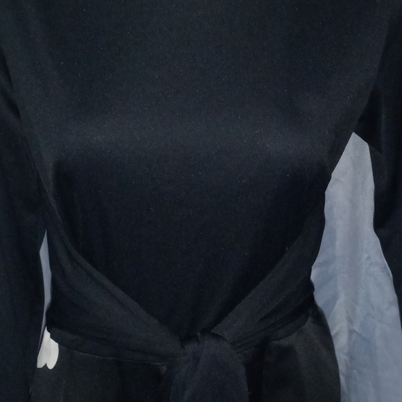 VINTAGE MAXI DRESS SOLID/FLORAL TORI RICHARD - Picture 11 of 11